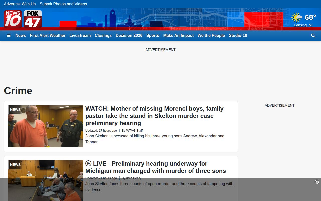 Livingston County crime news at the WILX regional crime section